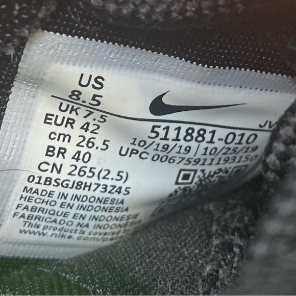 Men’s Nike Roshe One Running Shoe/Size 8.5 Neon Green Interior - Picture 8 of 9